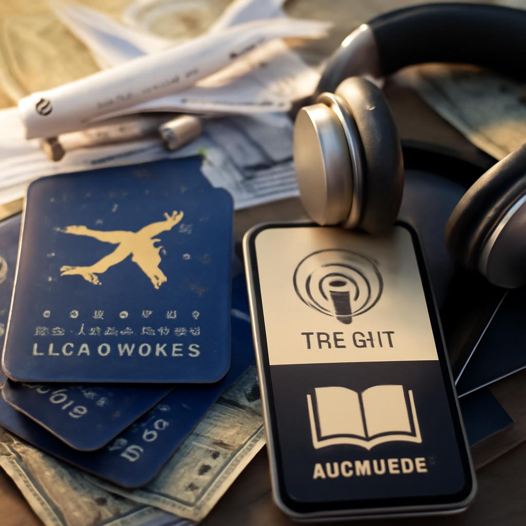 milhas para assinaturas digitais de podcasts e audiobooks