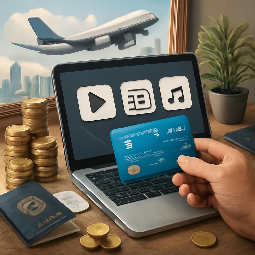 milhas para assinaturas digitais em plataformas