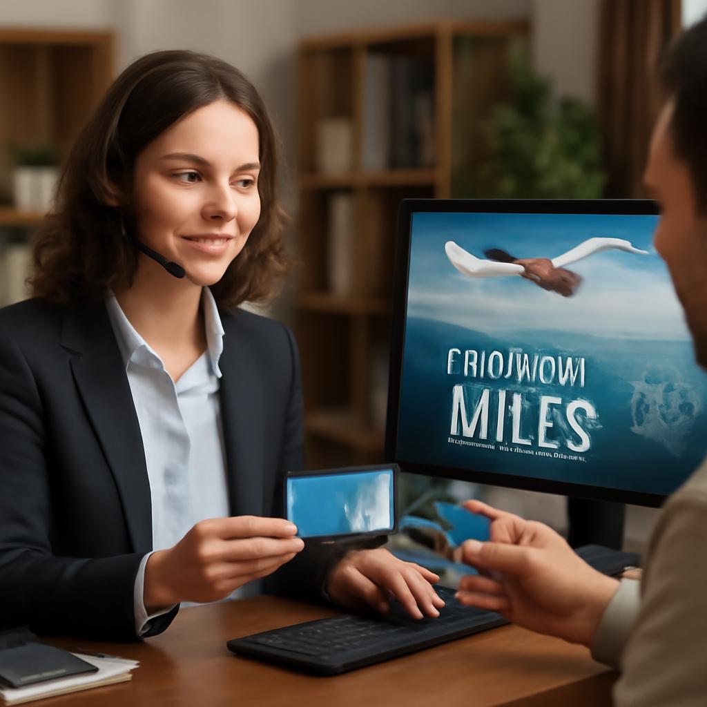 milhas para atendimento personalizado