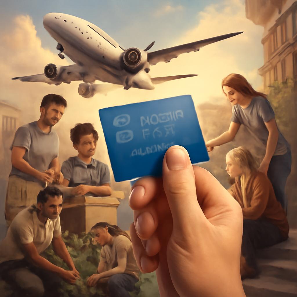 milhas para atividades de ação social