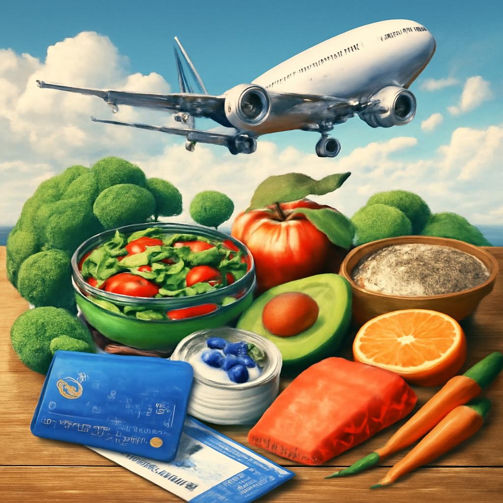 milhas para atividades de alimentação saudável
