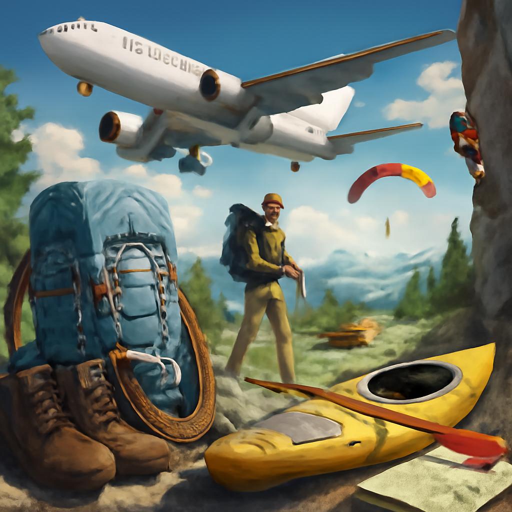 milhas para atividades de aventura