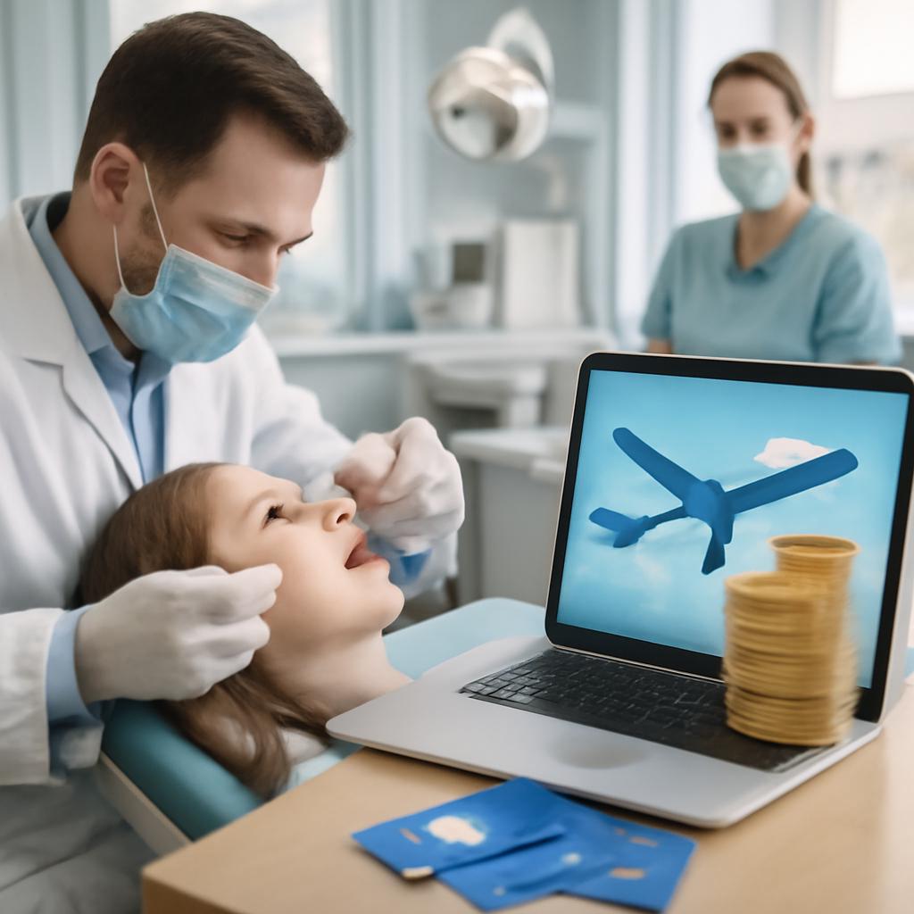milhas para atividades de clínicas odontológicas