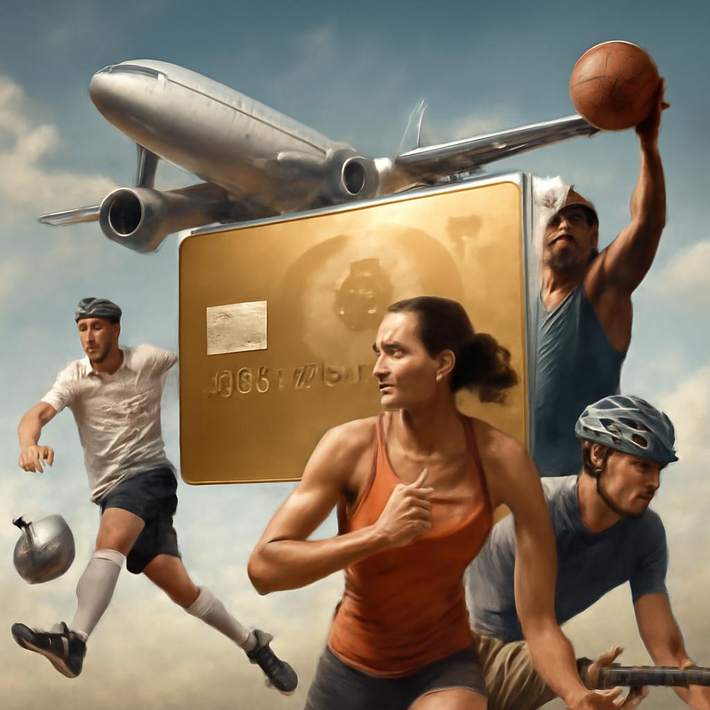 milhas para atividades de esportes amadores
