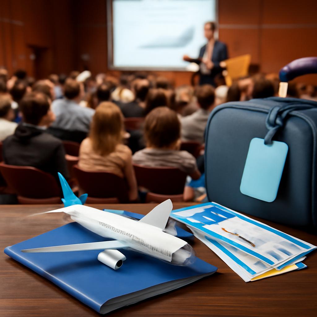 milhas para atividades de eventos e seminários