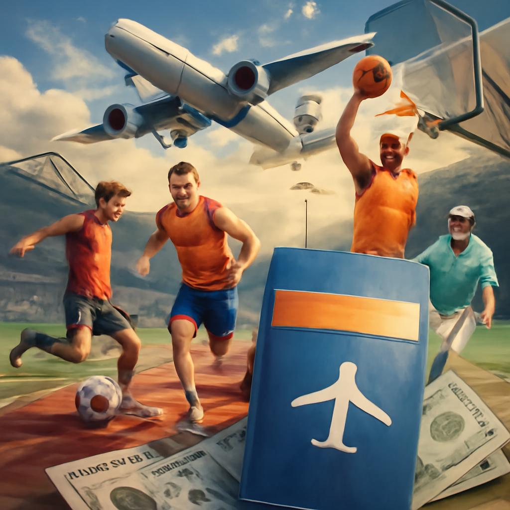milhas para atividades de eventos esportivos
