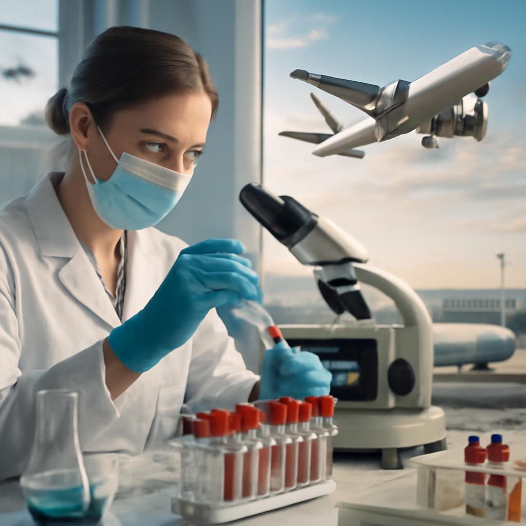 milhas para atividades de exames laboratoriais