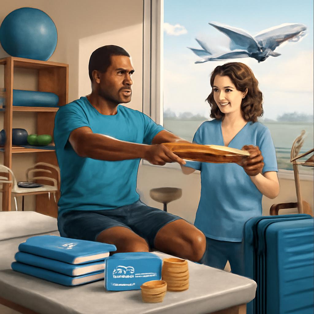 milhas para atividades de fisioterapia
