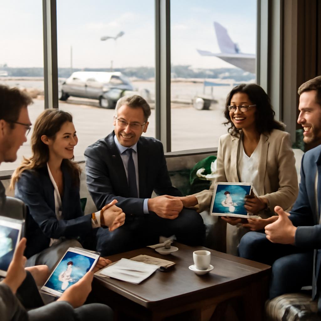 milhas para atividades de grupos empresariais