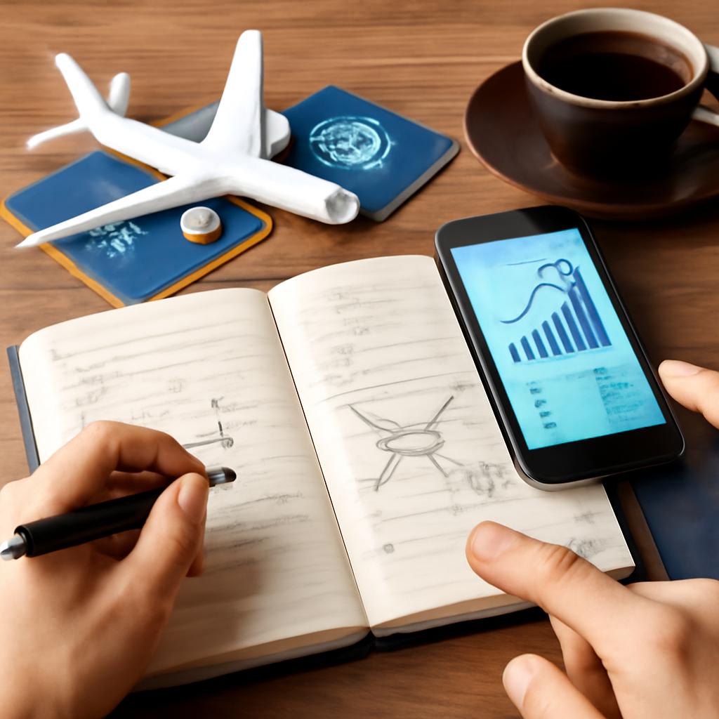 milhas para atividades de planejamento pessoal