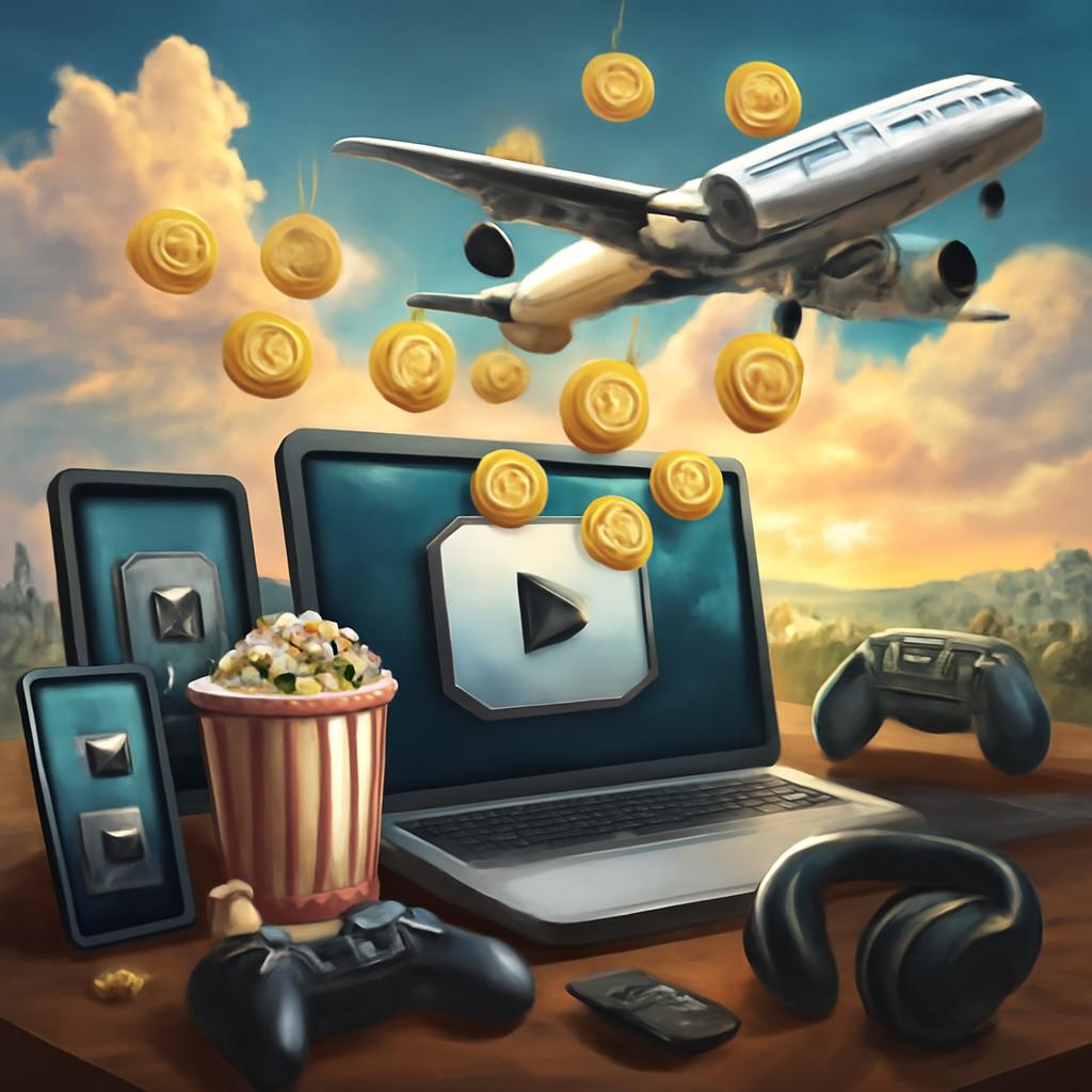 milhas para atividades de plataformas de streaming