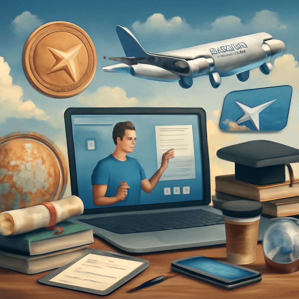 milhas para atividades de programas acadêmicos digitais