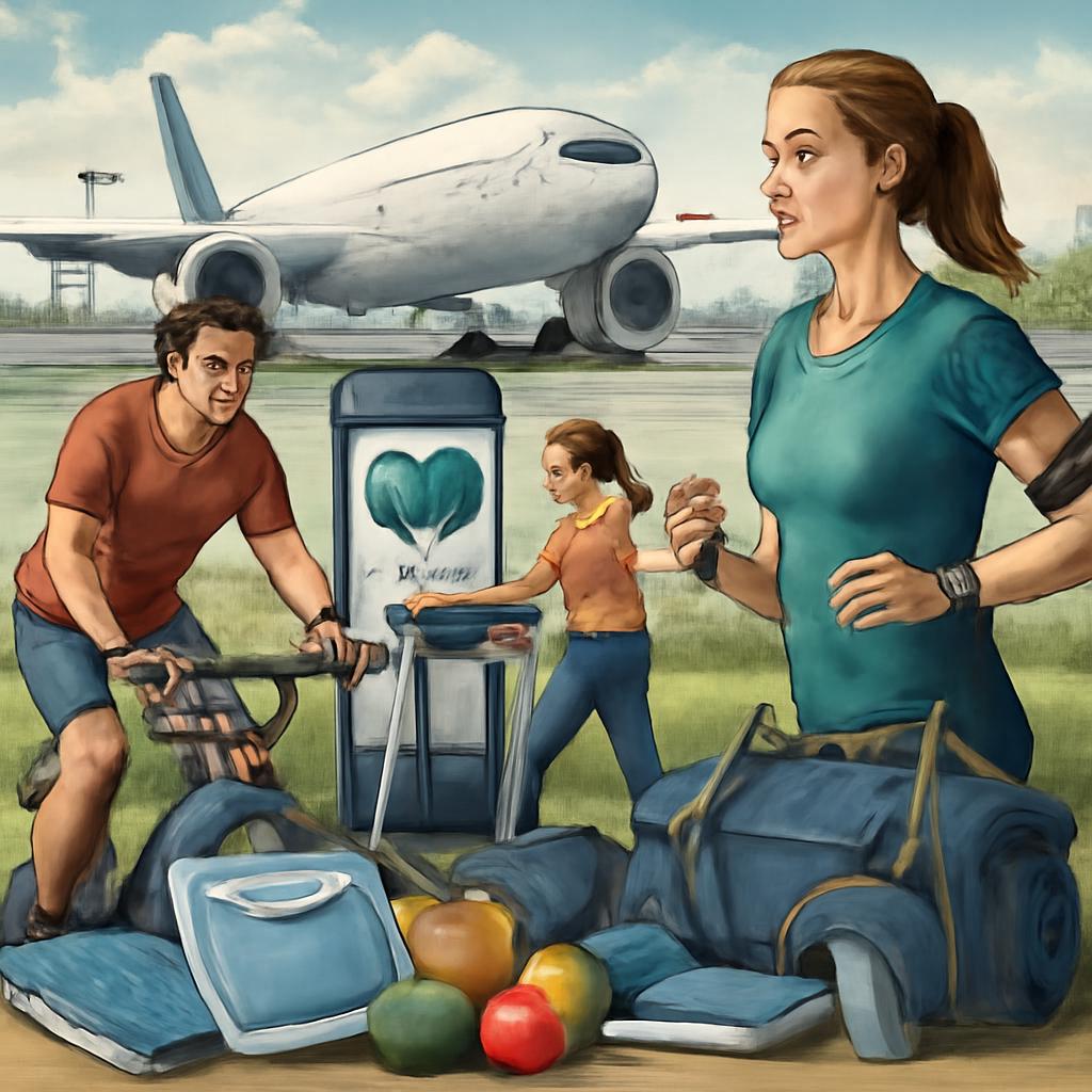 milhas para atividades de saúde