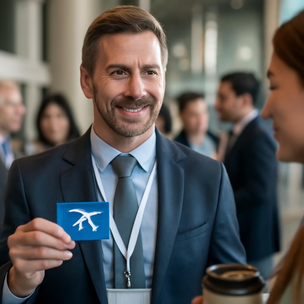 milhas para atividades de uso em eventos de networking
