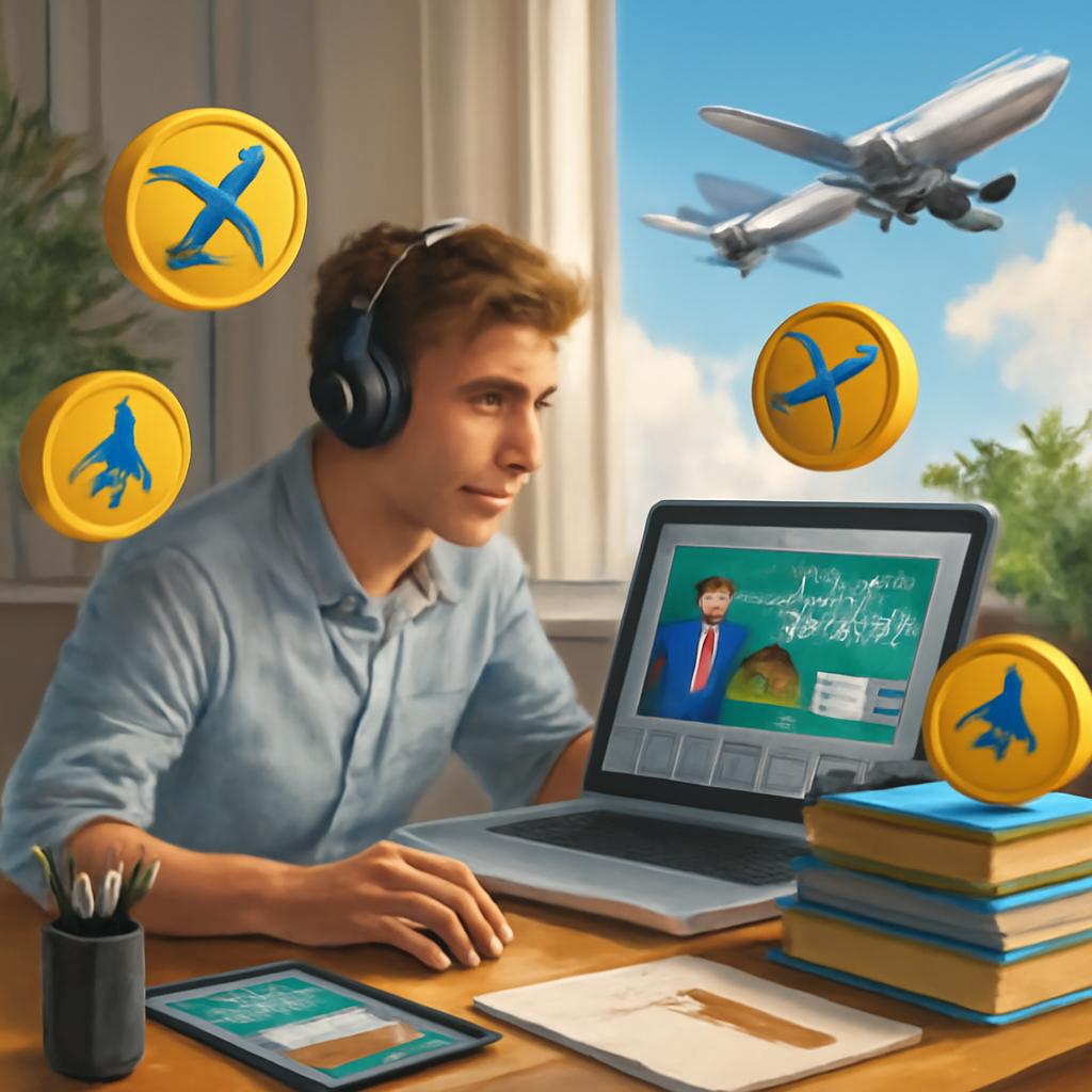 milhas para atividades educativas digitais