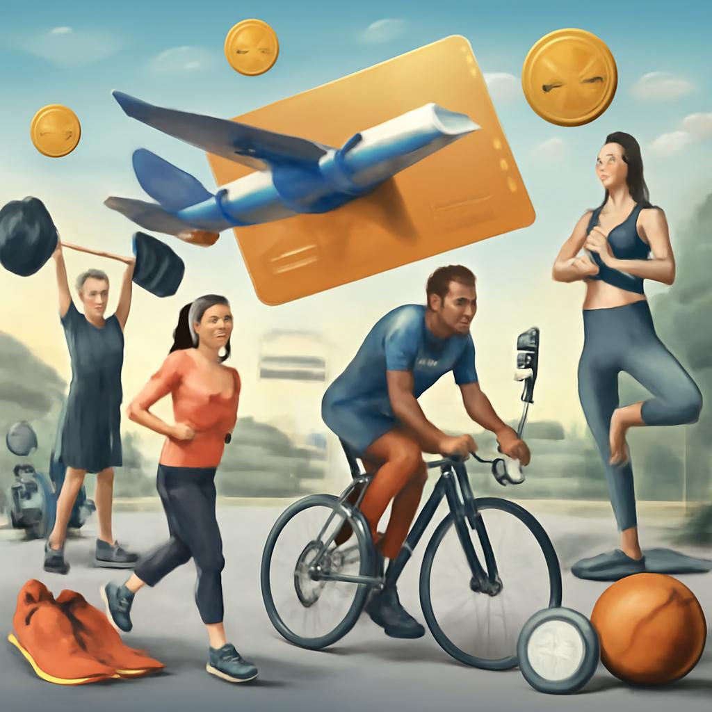 milhas para atividades esportivas e físicas