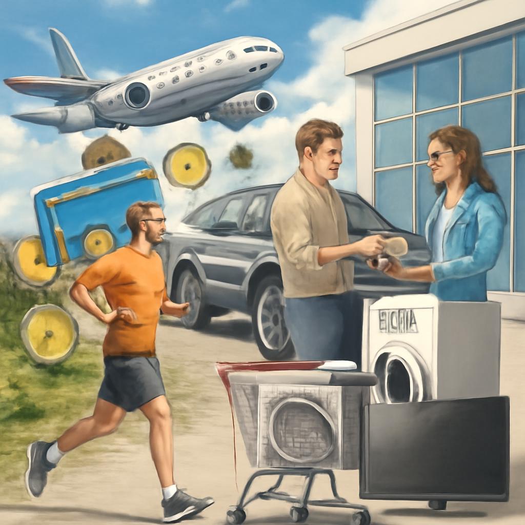 milhas para atividades para compras de bens duráveis