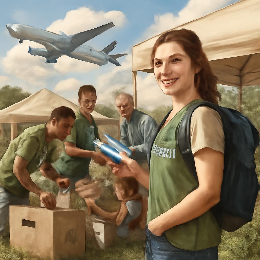 milhas para atividades voluntárias