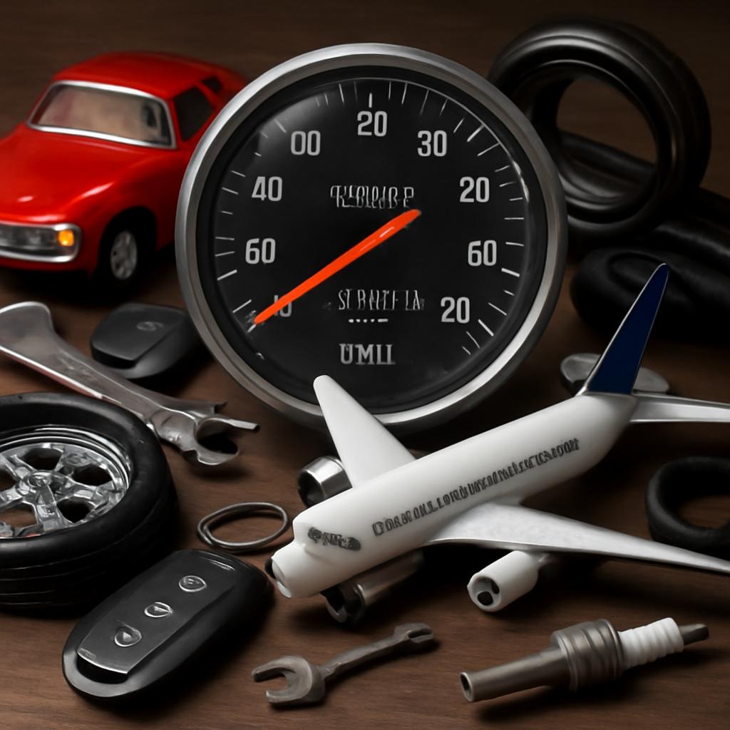 milhas para automóveis e acessórios