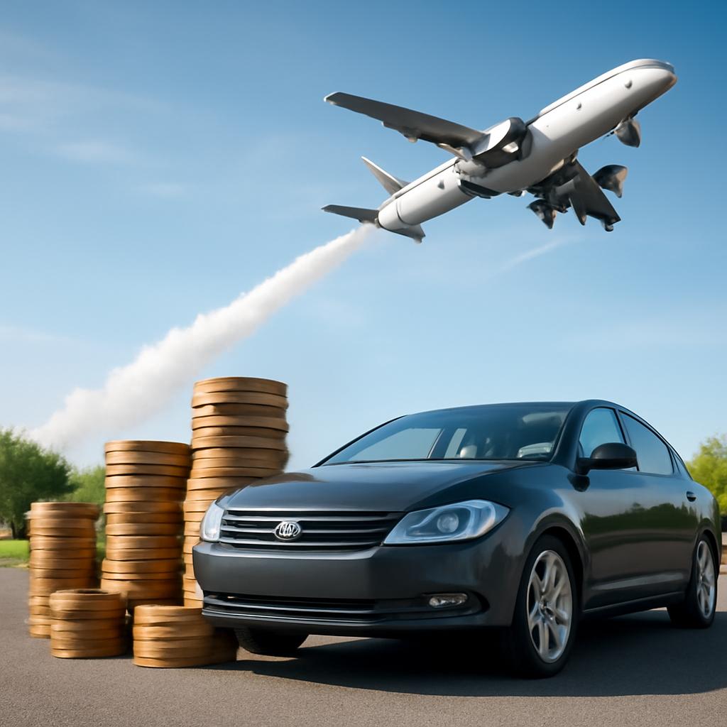 milhas para automóveis para particulares