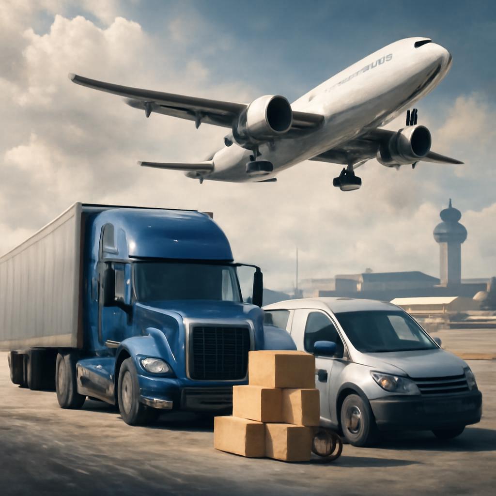 milhas para automóveis para transporte de bens