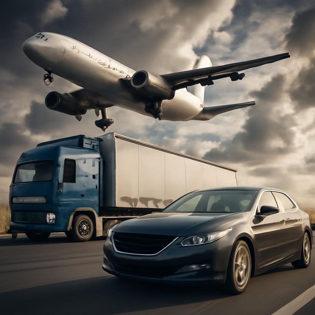 milhas para automóveis para transporte de cargas industriais e comerciais