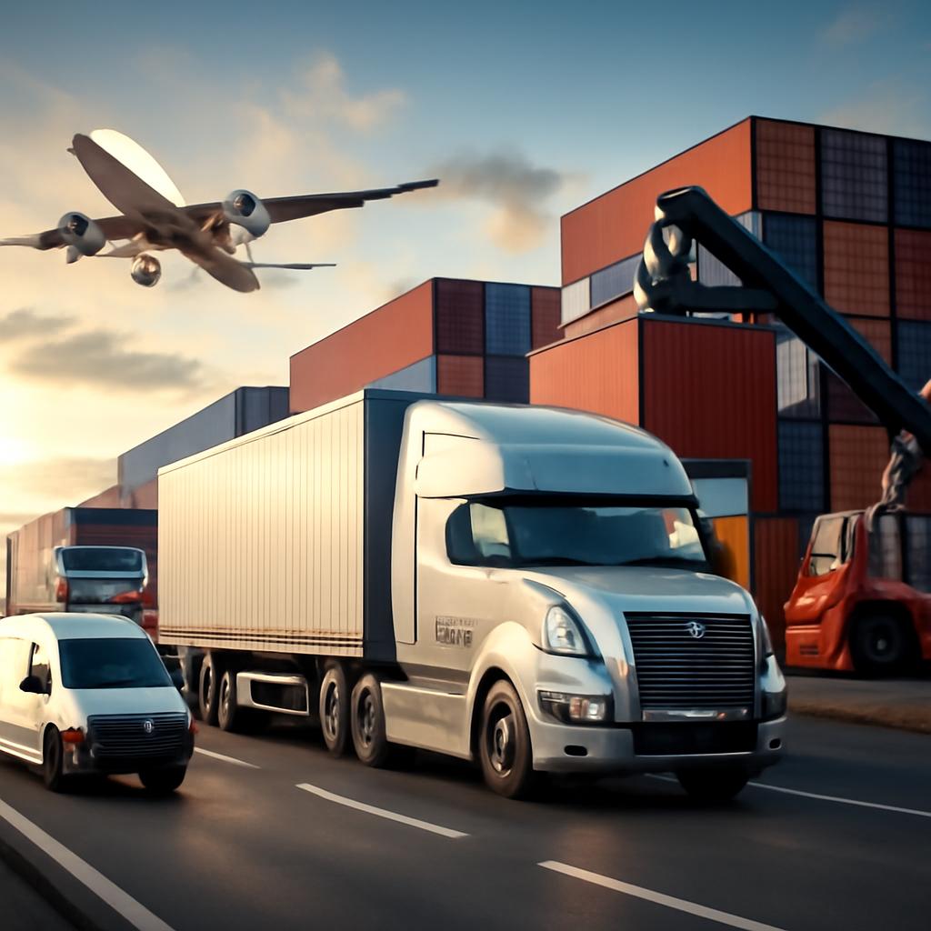 milhas para automóveis para transporte de cargas materiais