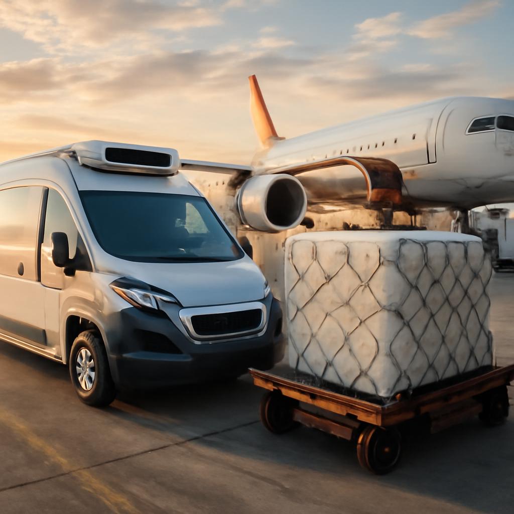 milhas para automóveis para transporte de cargas perecíveis