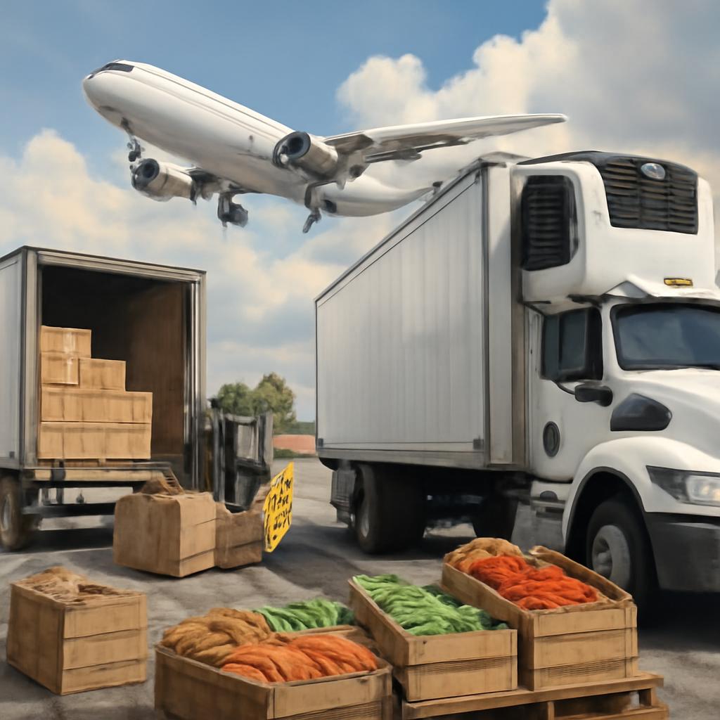 milhas para automóveis para transporte de cargas perecíveis e não perecíveis