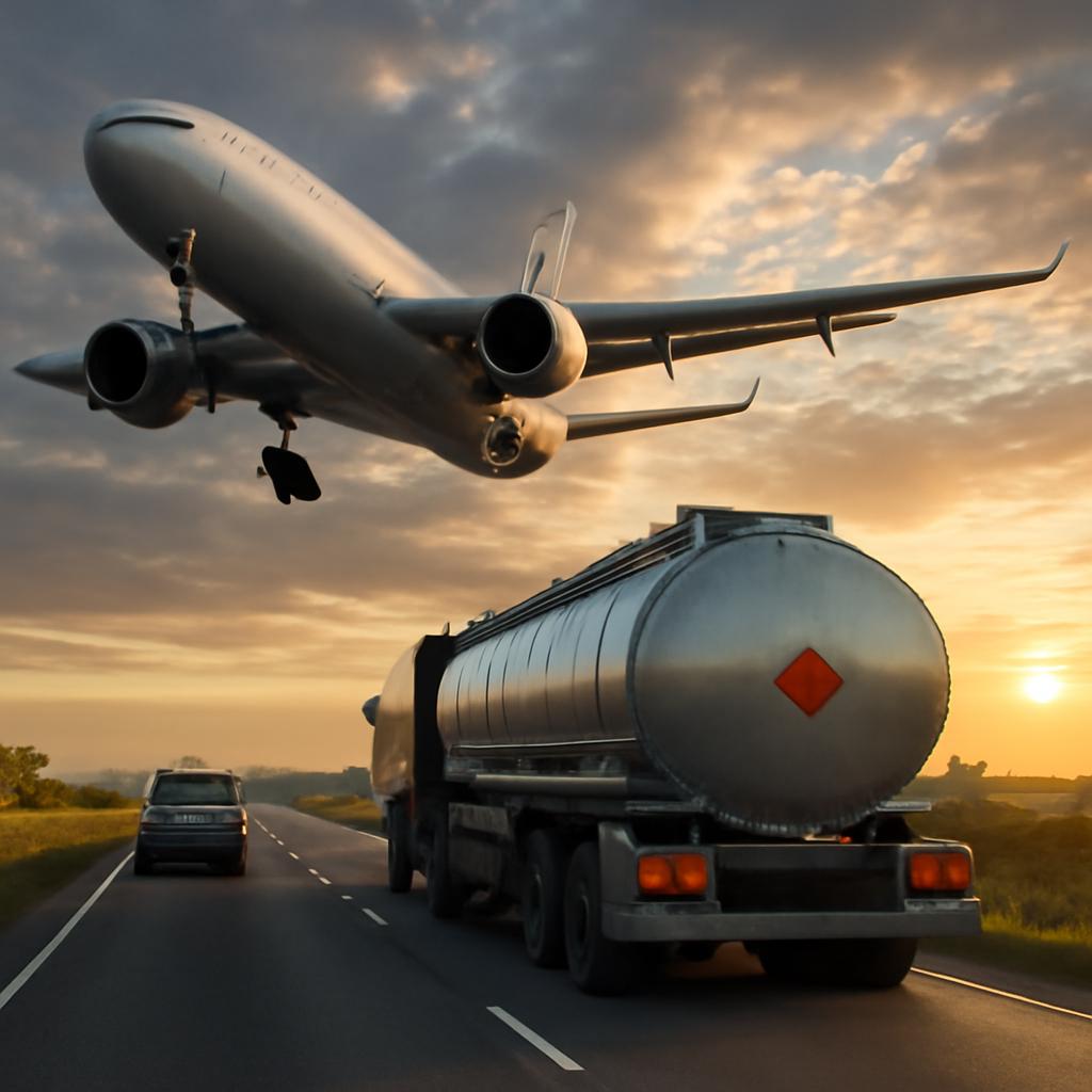milhas para automóveis para transporte de cargas perigosas