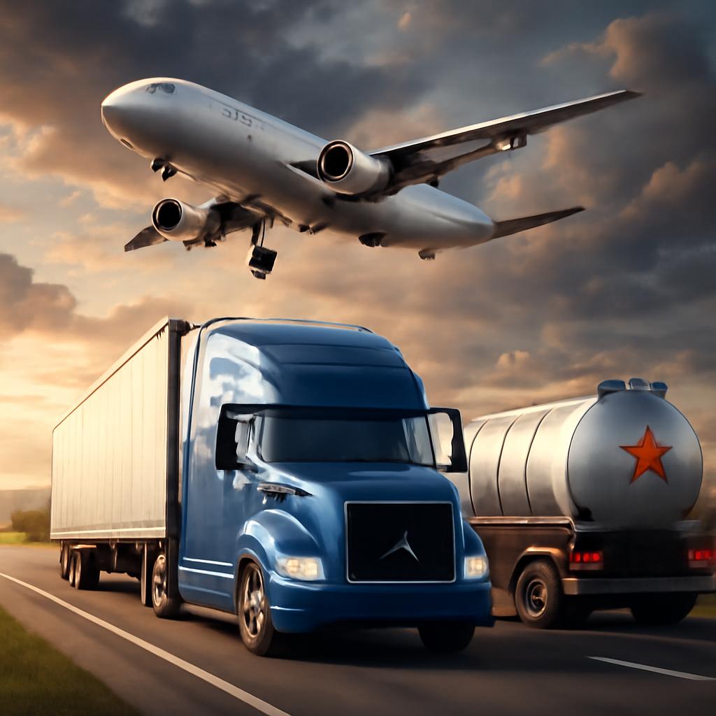 milhas para automóveis para transporte de cargas perigosas e não perigosas