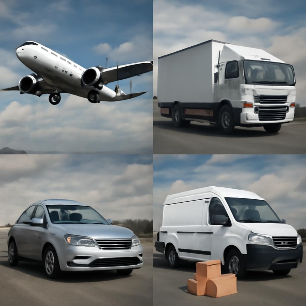 milhas para automóveis para transporte de cargas pessoais e profissionais