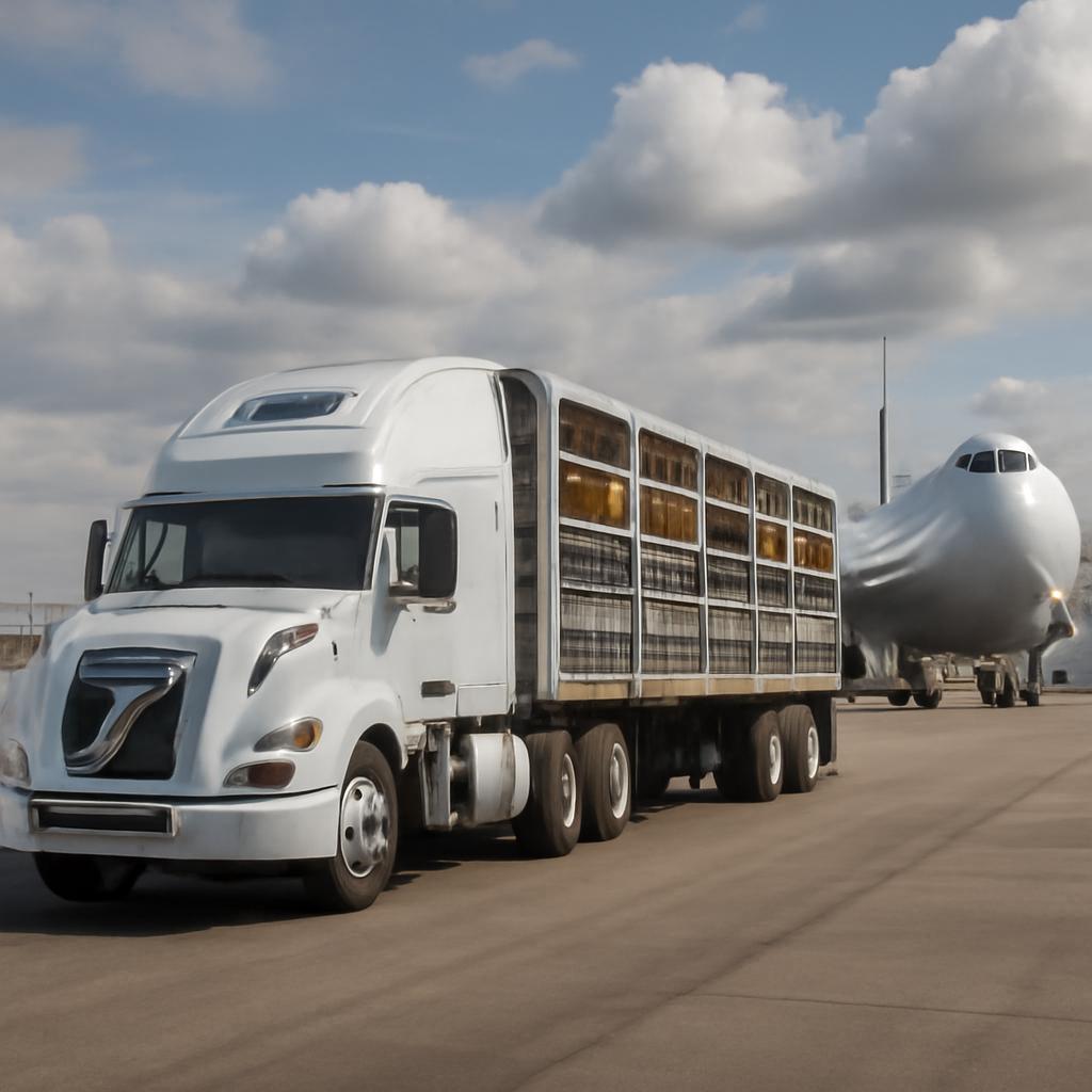 milhas para automóveis para transporte de cargas vivas