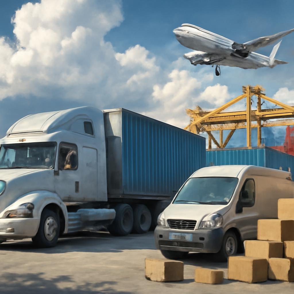 milhas para automóveis para transporte de produtos