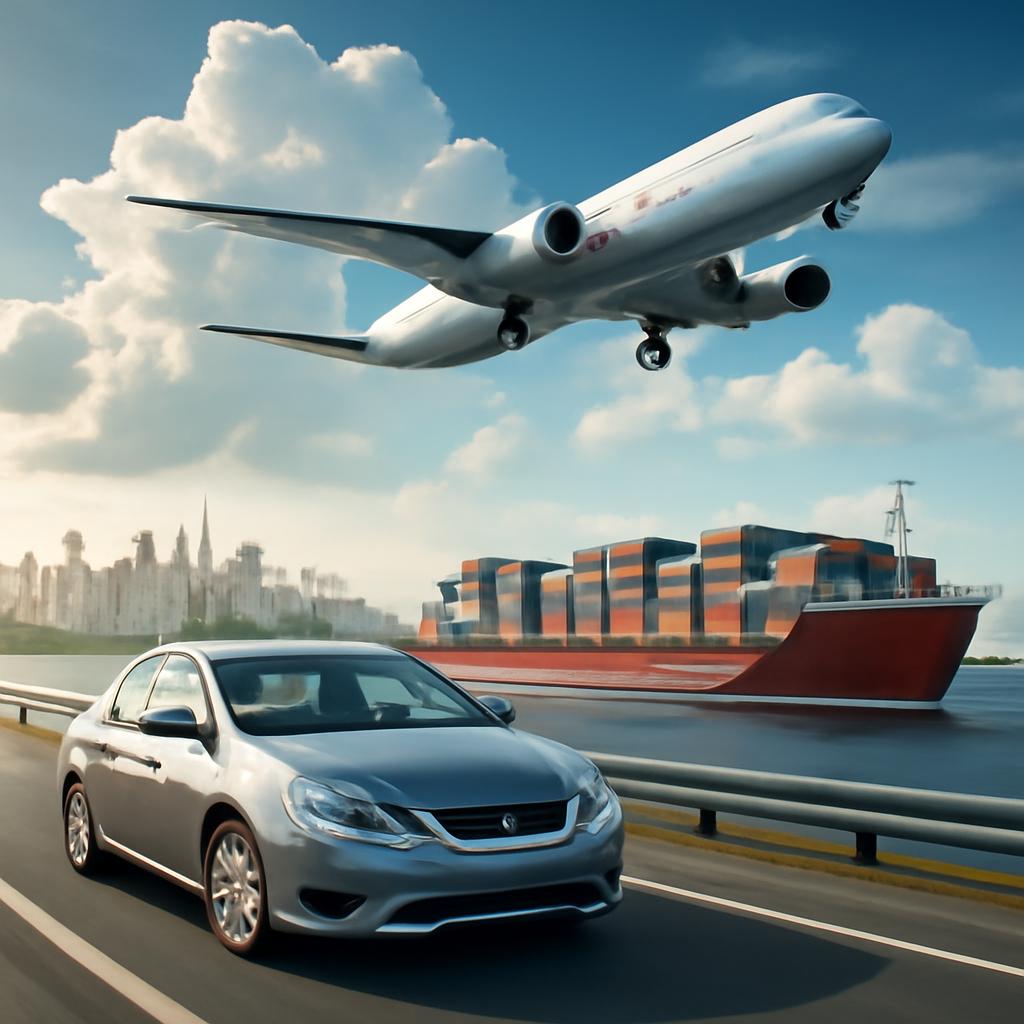 milhas para automóveis para transporte internacional