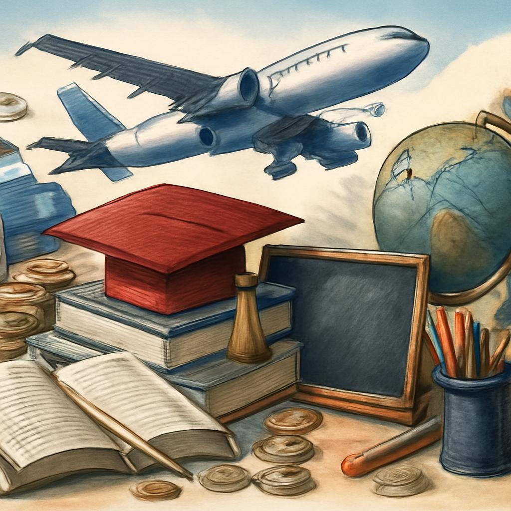 milhas para auxílios educacionais