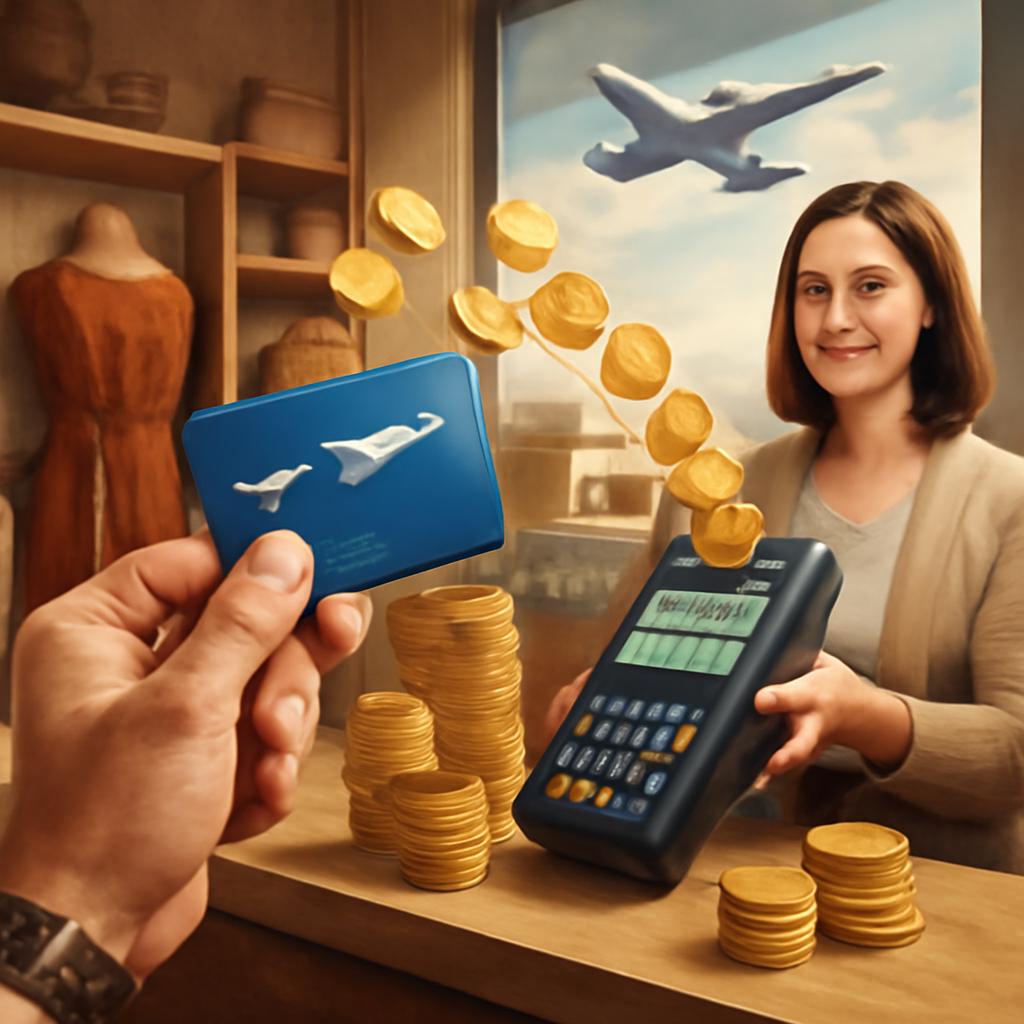 milhas para bônus de compras em lojas físicas