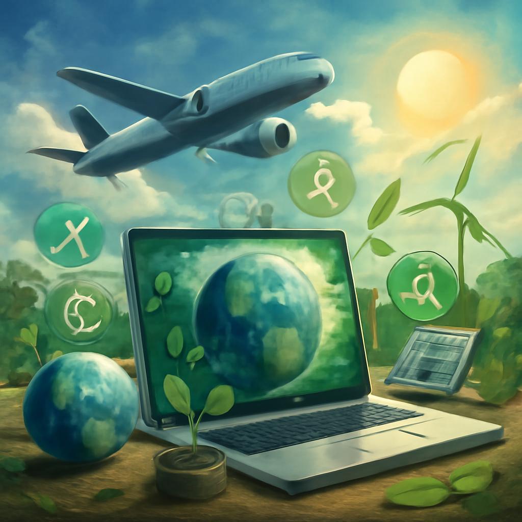 milhas para campanhas digitais de sustentabilidade