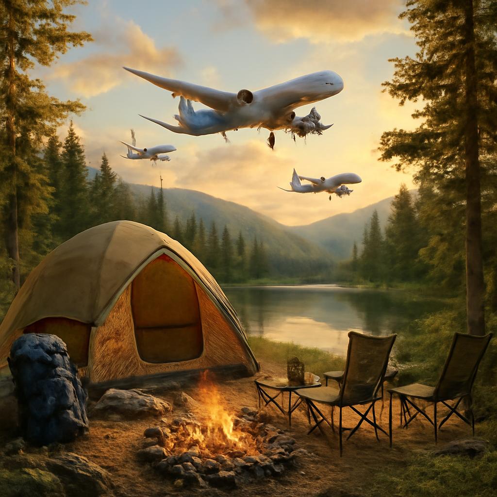 milhas para camping