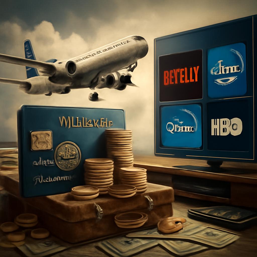 milhas para canais de streaming