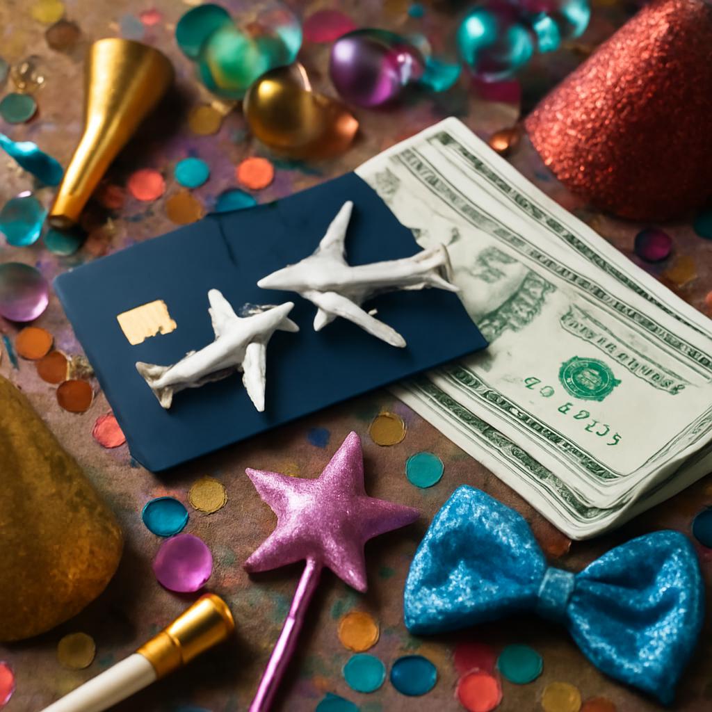 milhas para cashback em acessórios para festa