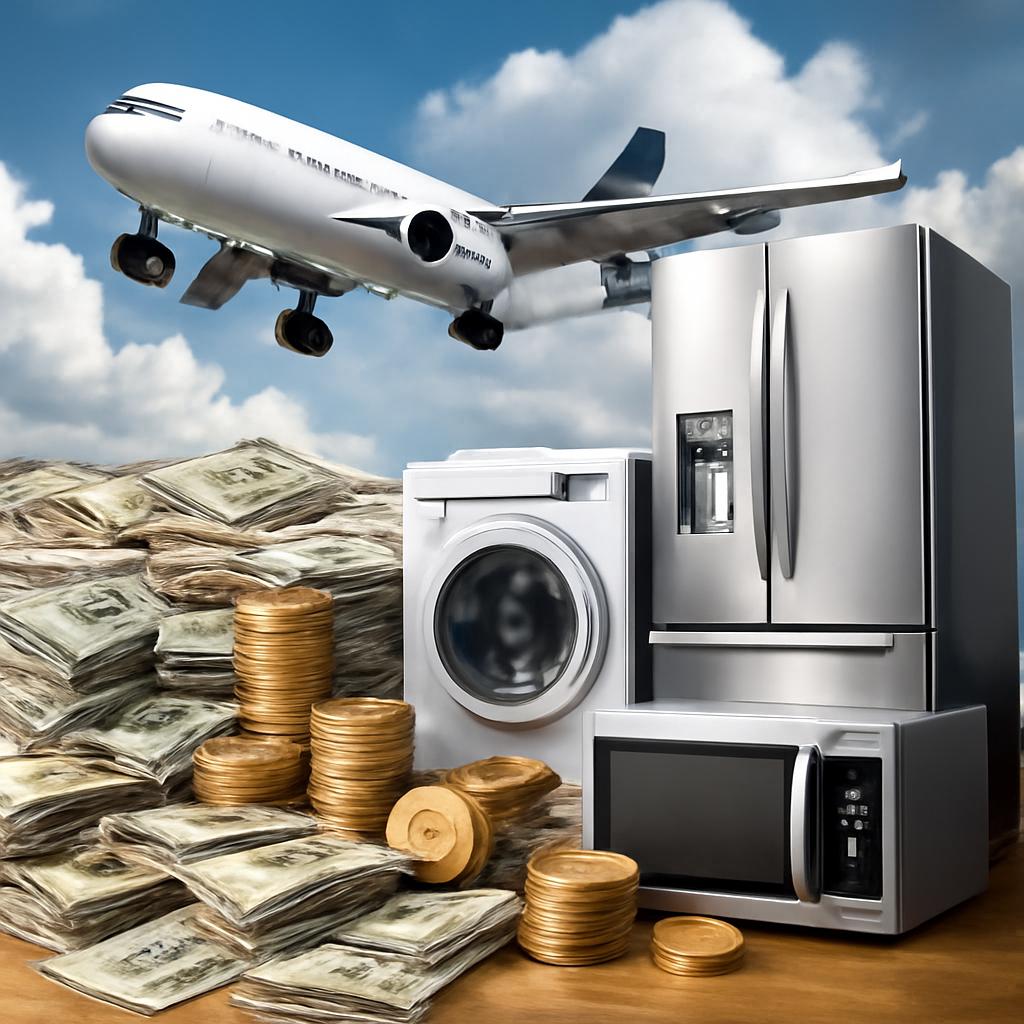 milhas para cashback em eletrodomésticos