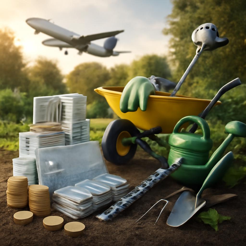 milhas para cashback em serviços para jardinagem