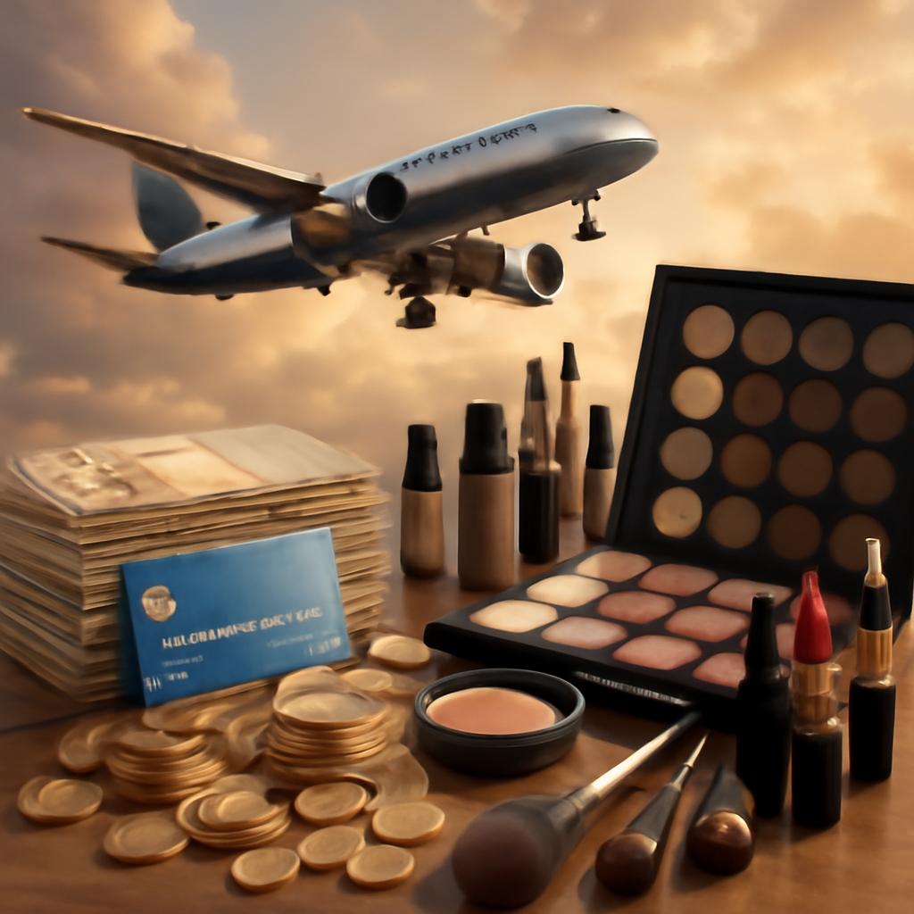 milhas para cashback em serviços para maquiagem