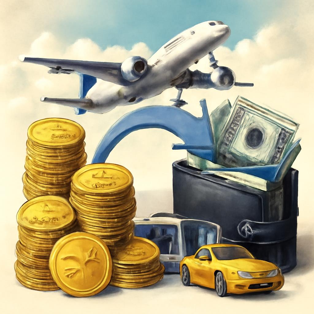 milhas para cashback em serviços para transporte