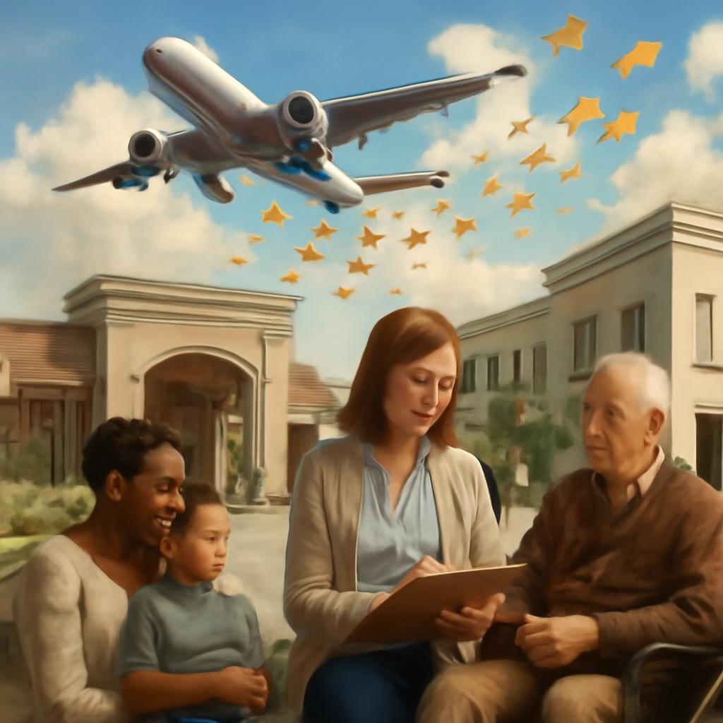 milhas para clínicas de assistência social e programas governamentais