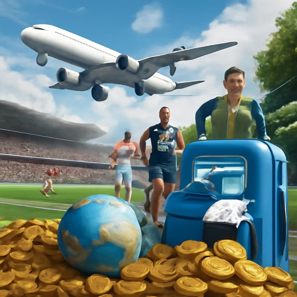 milhas para competições esportivas e sociais