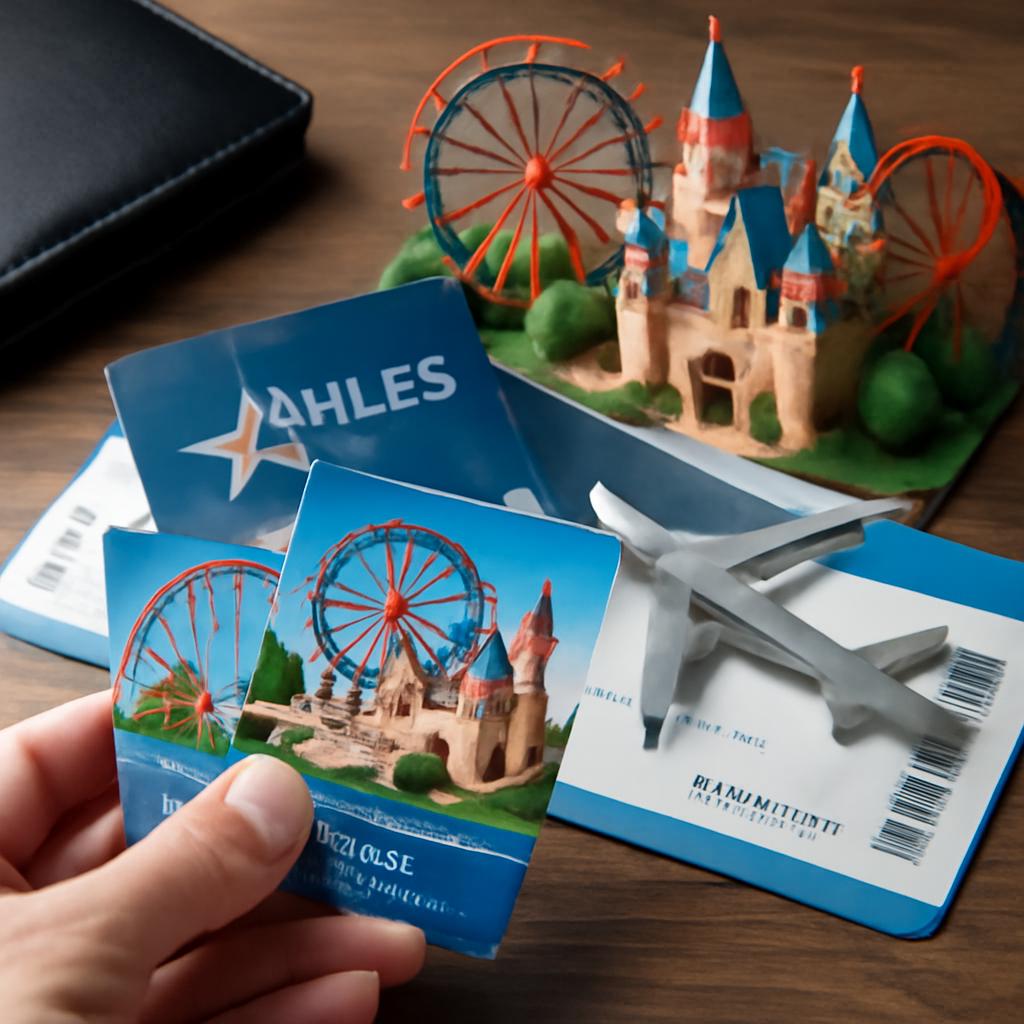 milhas para comprar ingressos para parques temáticos