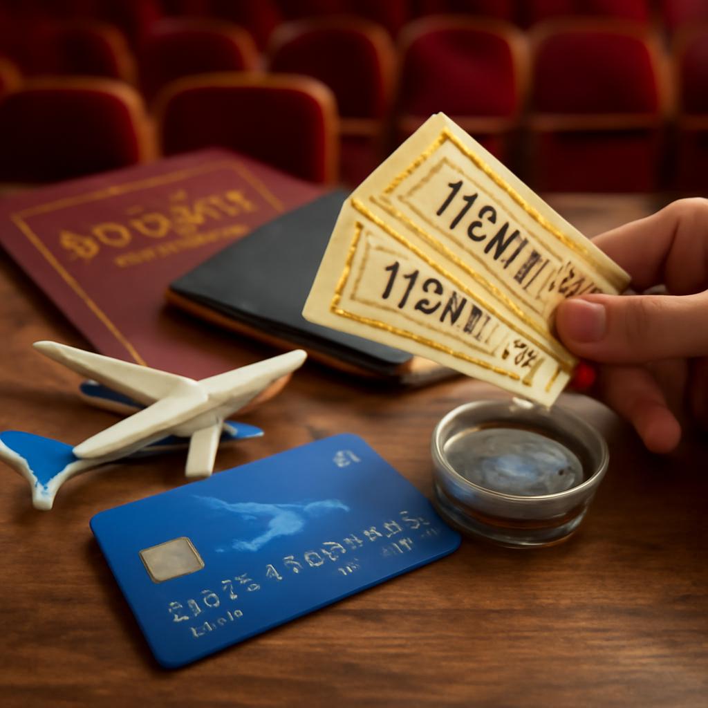 milhas para comprar ingressos para teatro