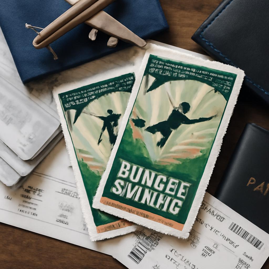milhas para comprar ingressos para viagens de bungee jumping